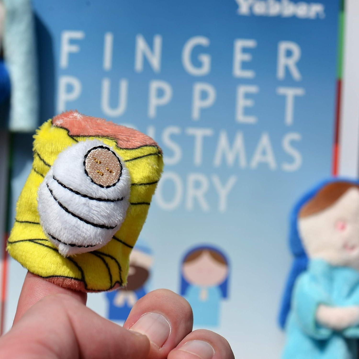 Juego de Marionetas de Dedos Yabber - Historia de la Natividad