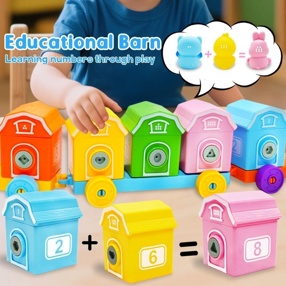 Juguetes Montessori Kimicare de Animales de Granja 10 Piezas