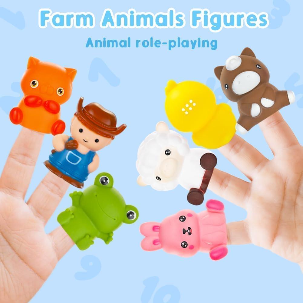 Juguetes Montessori Kimicare de Animales de Granja 10 Piezas