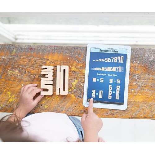 SumBlox Mini Conjunto Básico 80 Números Educativos Madera