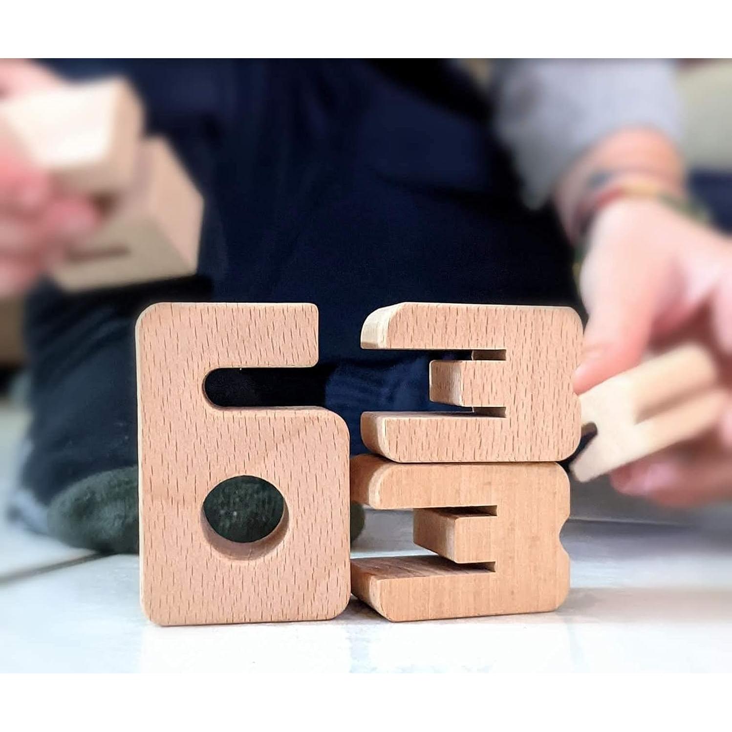 SumBlox Mini Conjunto Básico 80 Números Educativos Madera