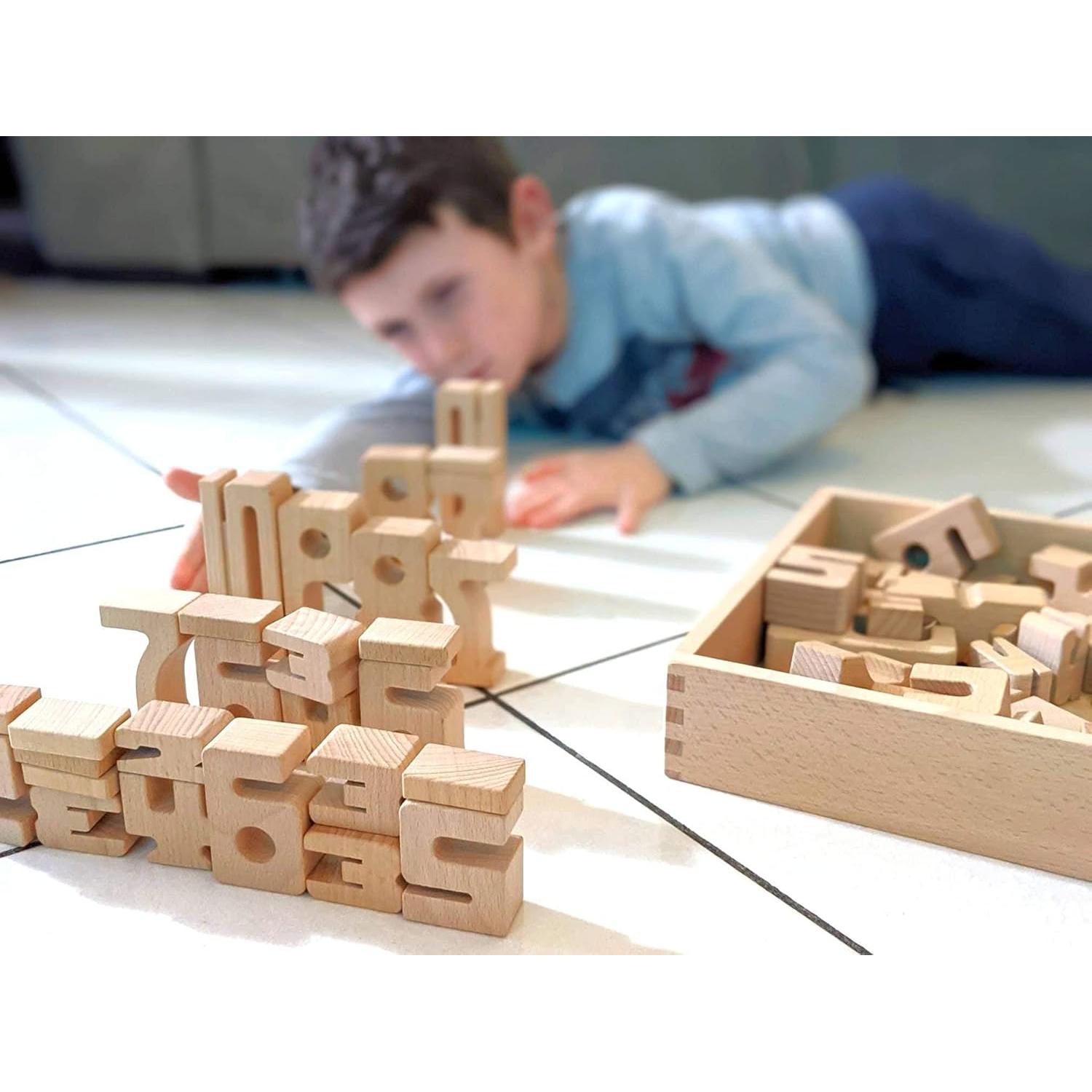 SumBlox Mini Conjunto Básico 80 Números Educativos Madera