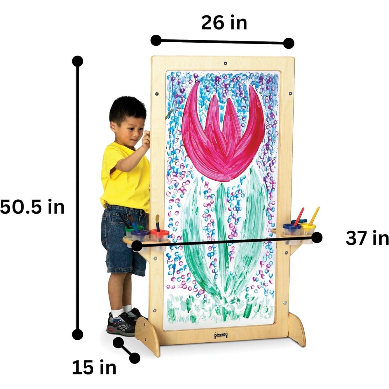 Caballete de Arte Transparente Jonti-Craft 0640JC para Niños