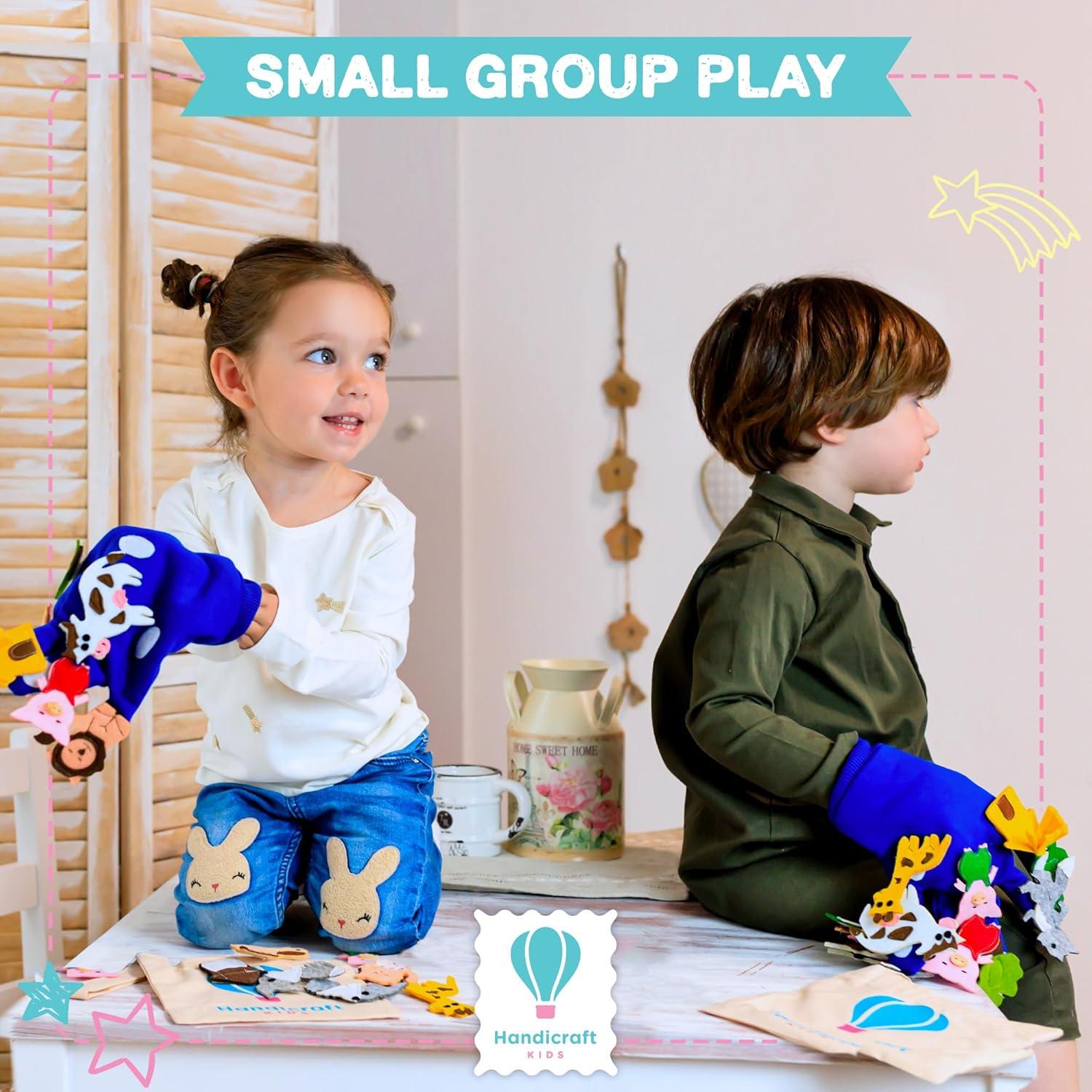 Juego de 14 Marionetas de Mano Handicraft para Niños