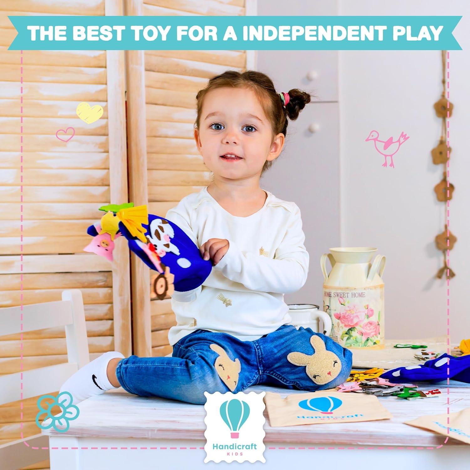 Juego de 14 Marionetas de Mano Handicraft para Niños