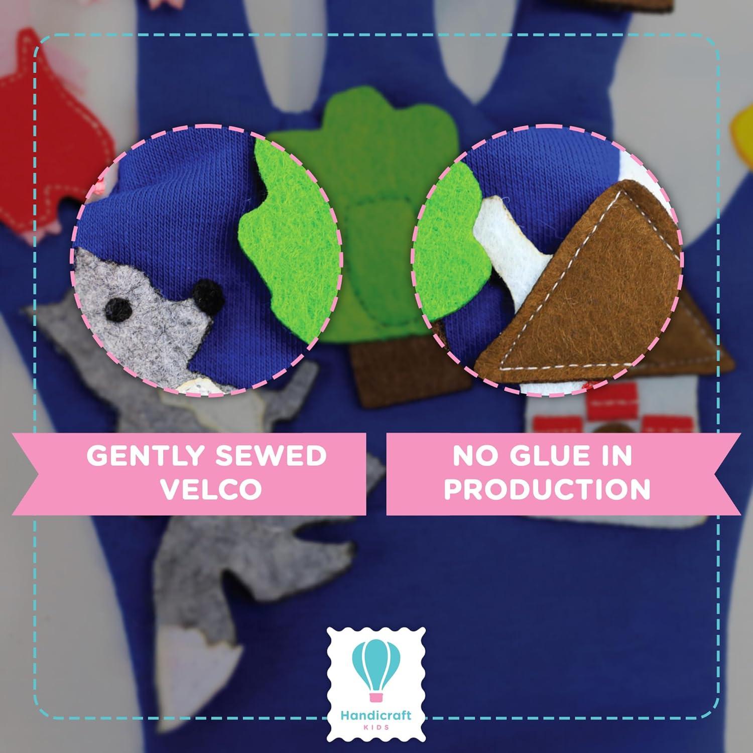 Juego de 14 Marionetas de Mano Handicraft para Niños