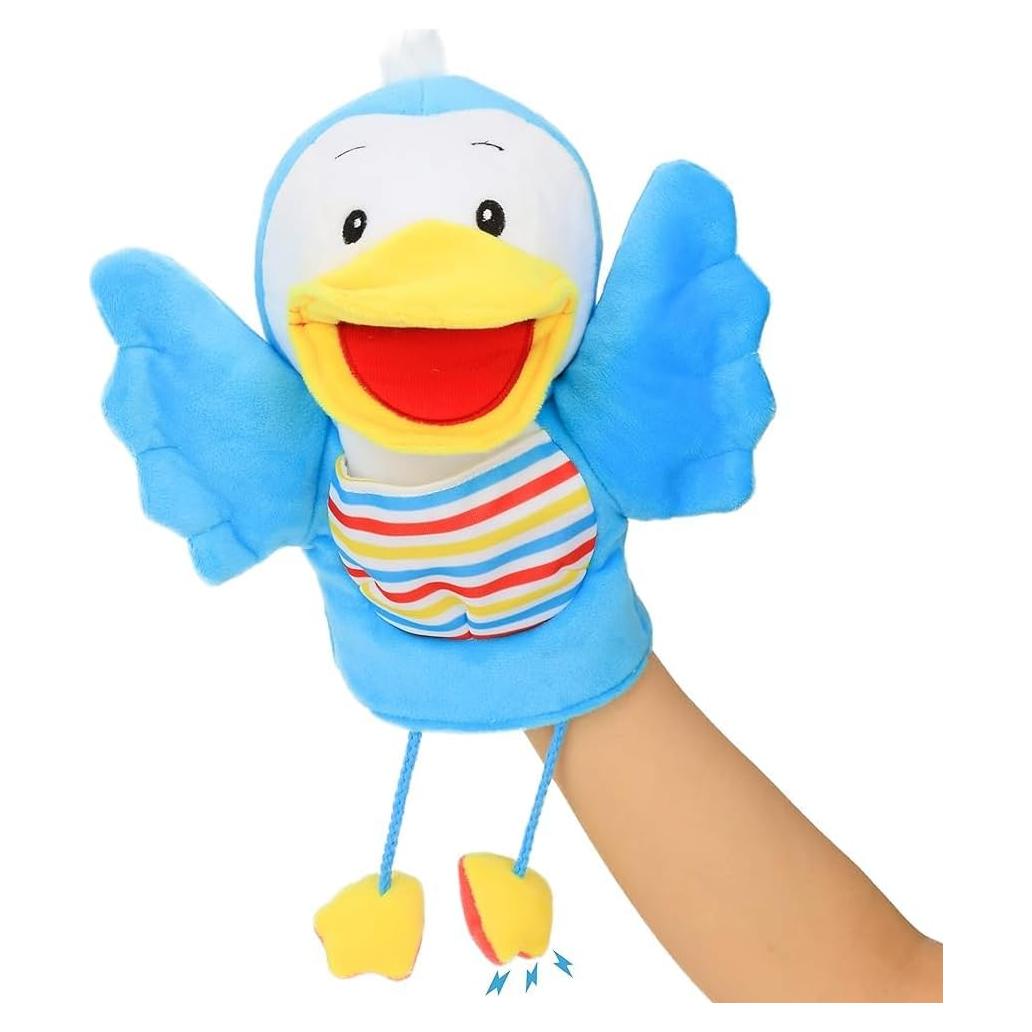 Títere de Peluche Hopearl Pájaro Azul 40.64 cm Interactivo