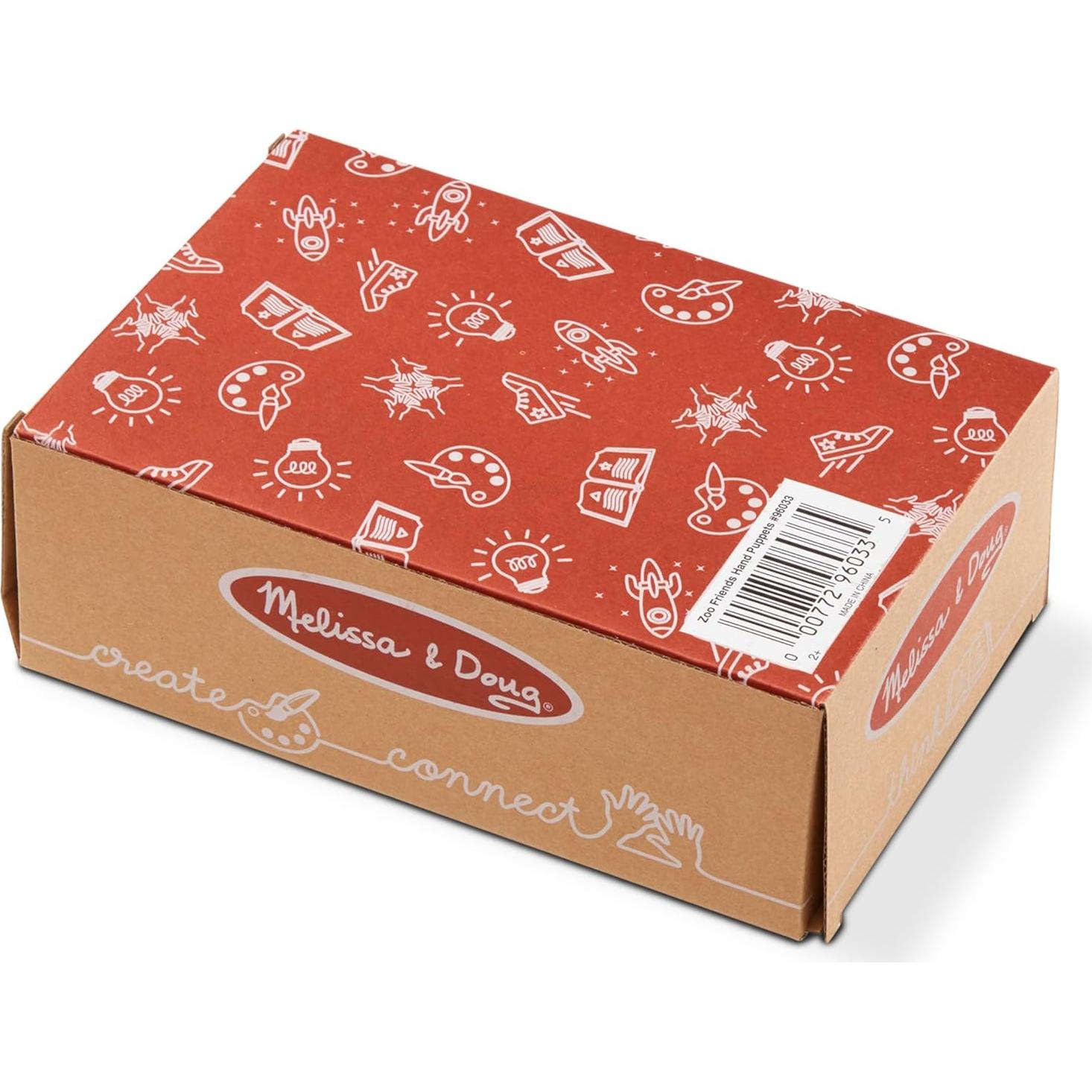 Títeres de Mano Melissa & Doug Animales Salvajes 4 Piezas