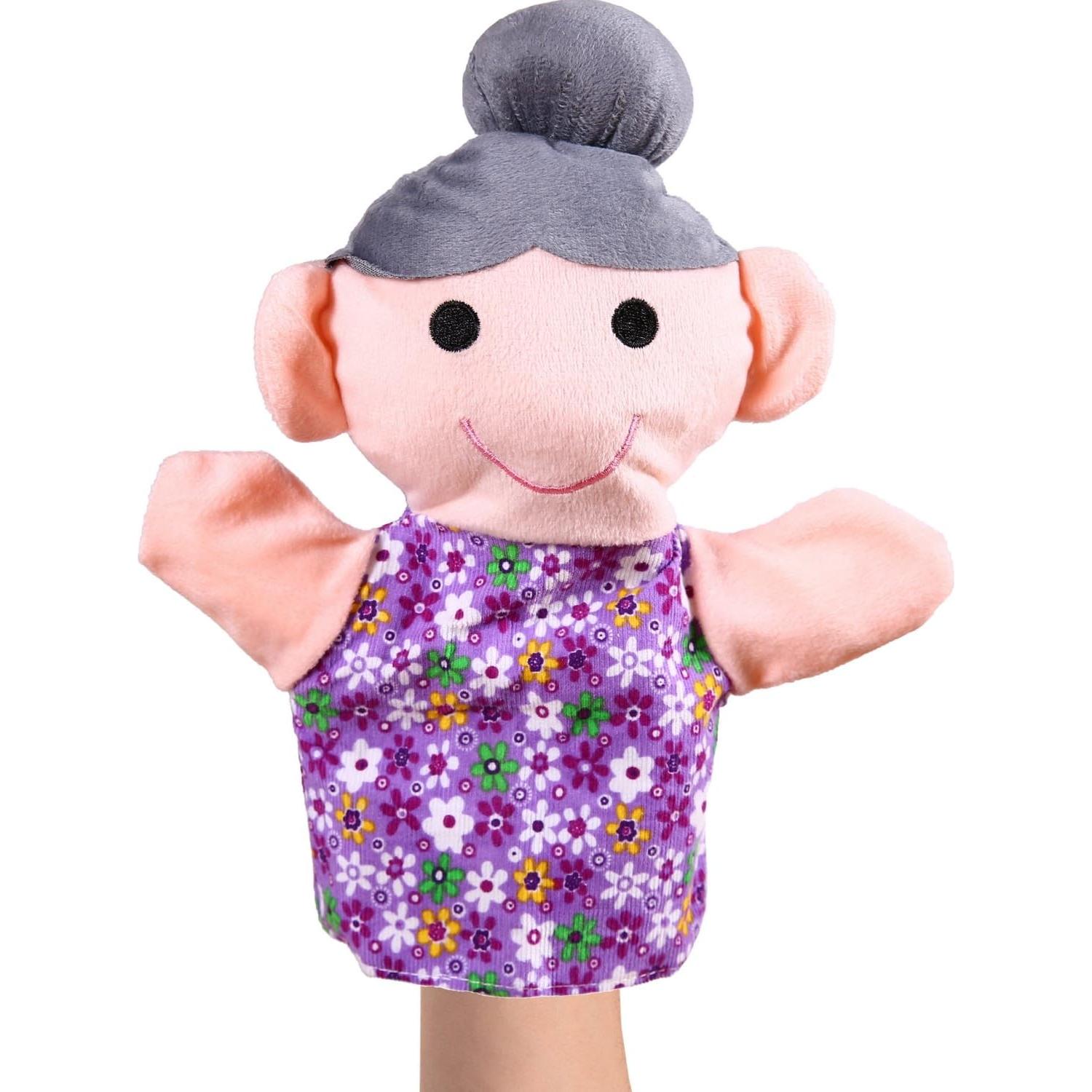 Juego de Marionetas de Mano Better Line - 6 Piezas Familiares 23 cm