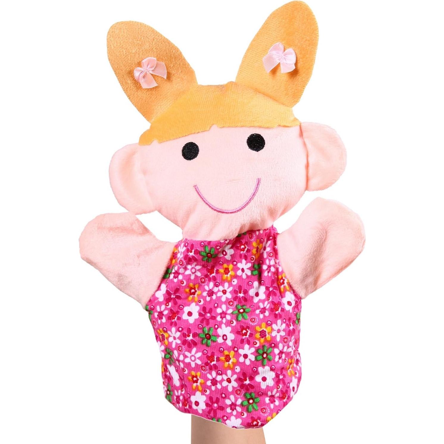 Juego de Marionetas de Mano Better Line - 6 Piezas Familiares 23 cm