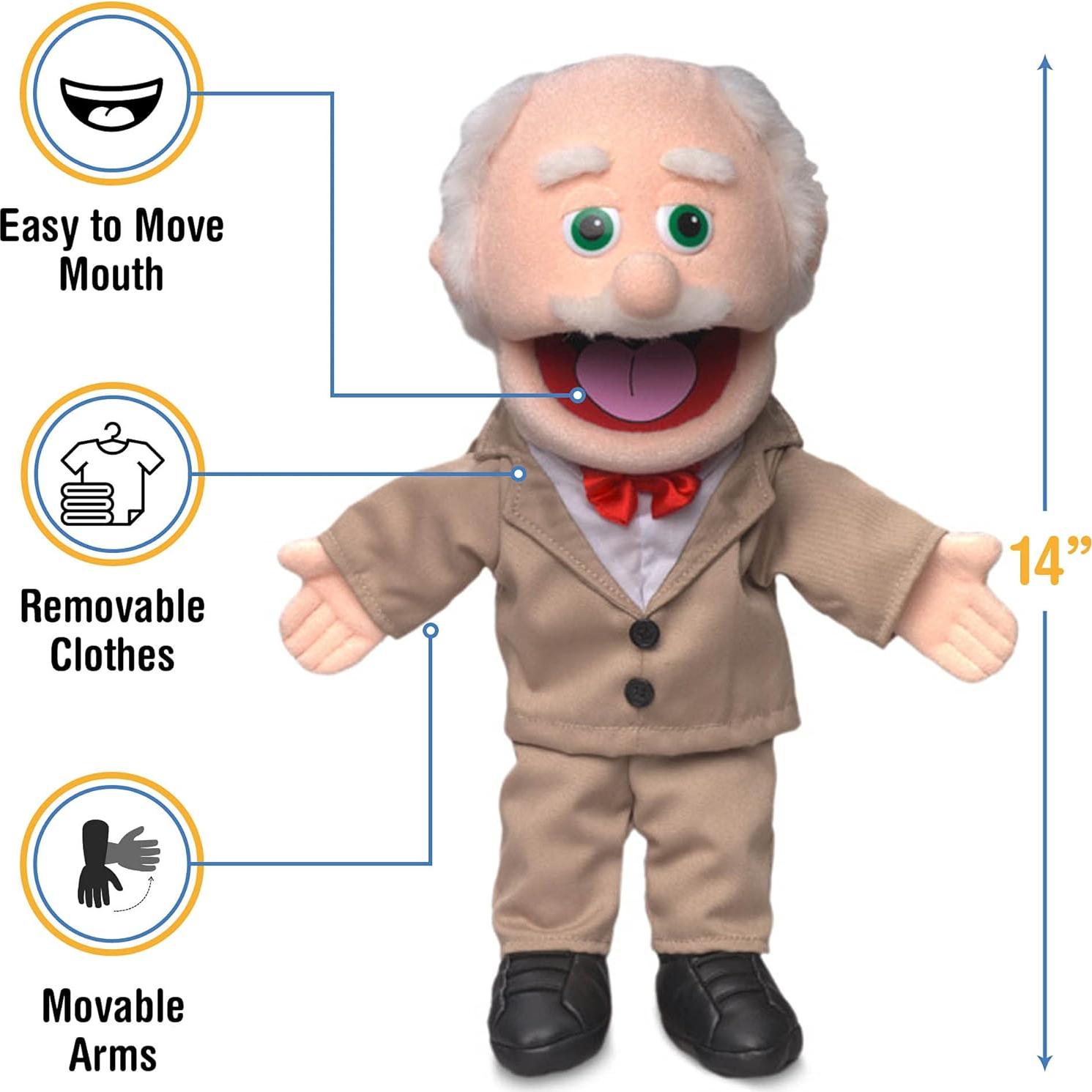 Títere de Mano Silly Puppets Abuelo Durazno 35.56 cm