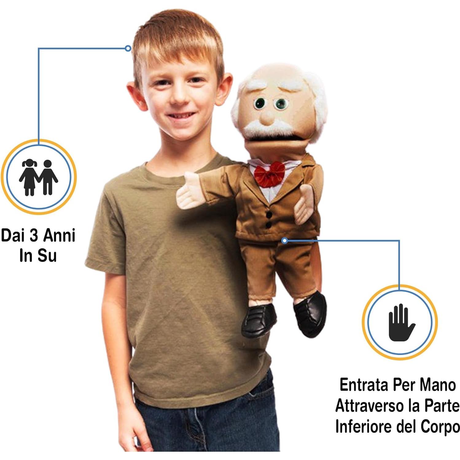 Títere de Mano Silly Puppets Abuelo Durazno 35.56 cm