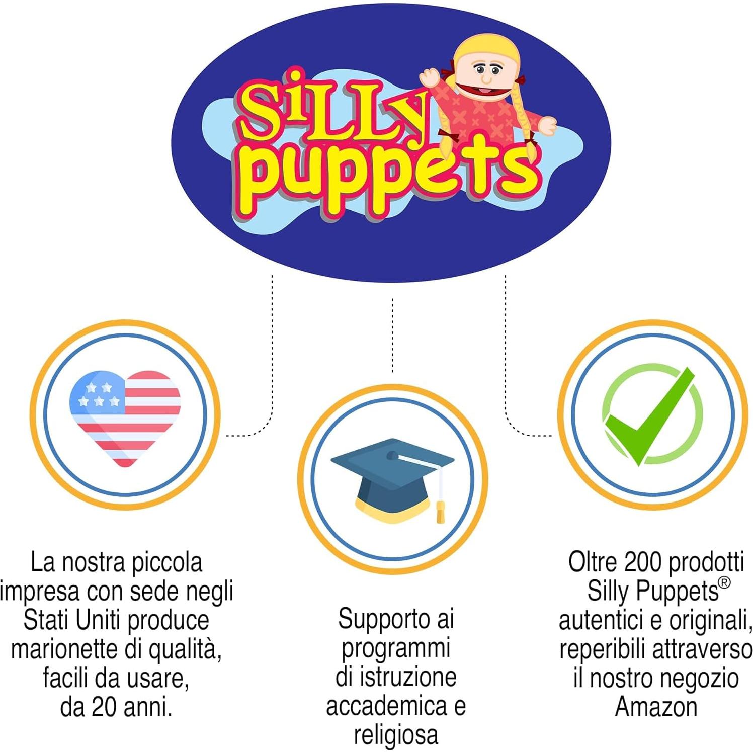 Títere de Mano Silly Puppets Abuelo Durazno 35.56 cm