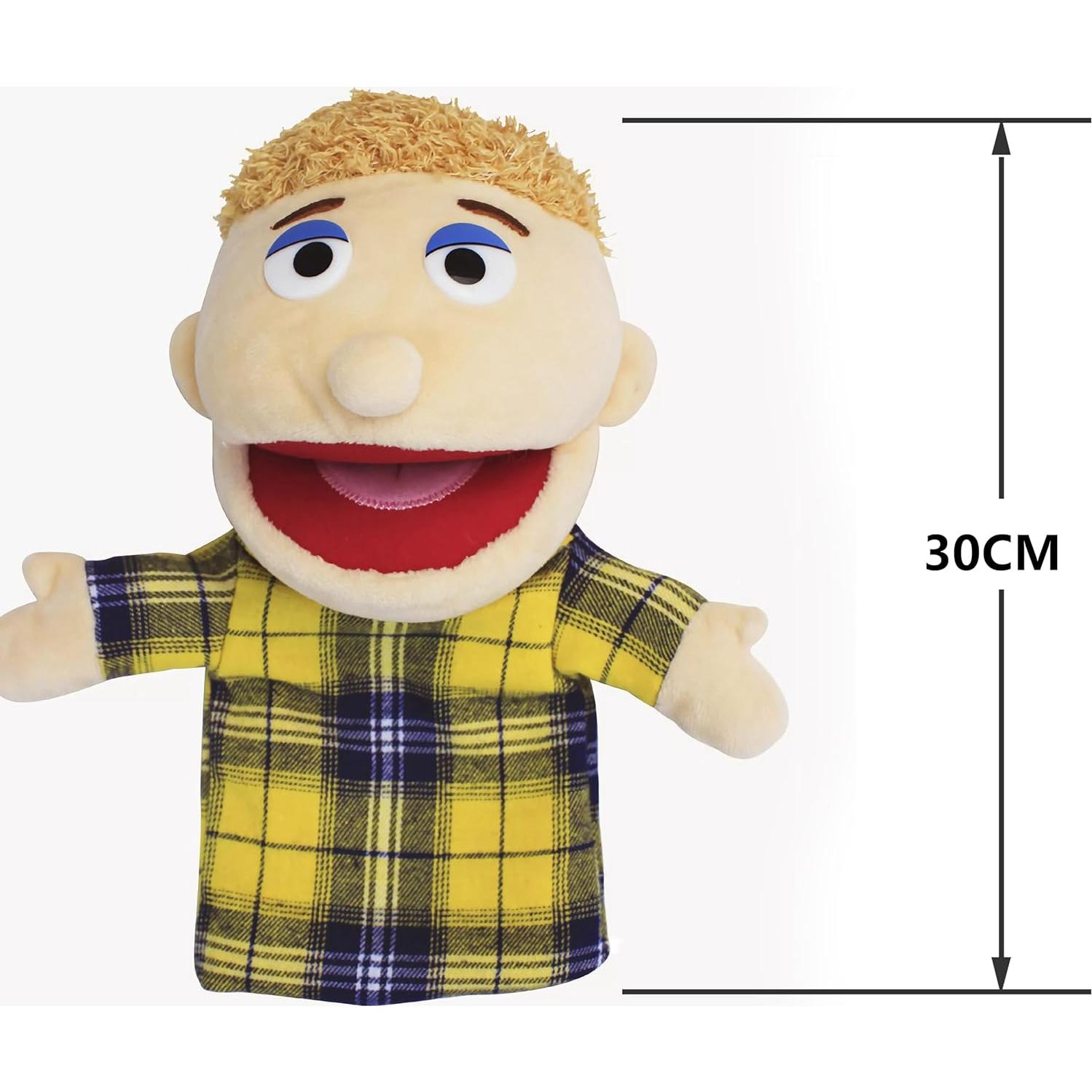 Títeres de Mano Familiares LOMTRATS - 6 Personajes 30 cm