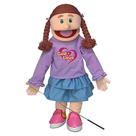 Títere de Ministerio Cristiano Amy Tonto 40.6 cm Dios es Amor