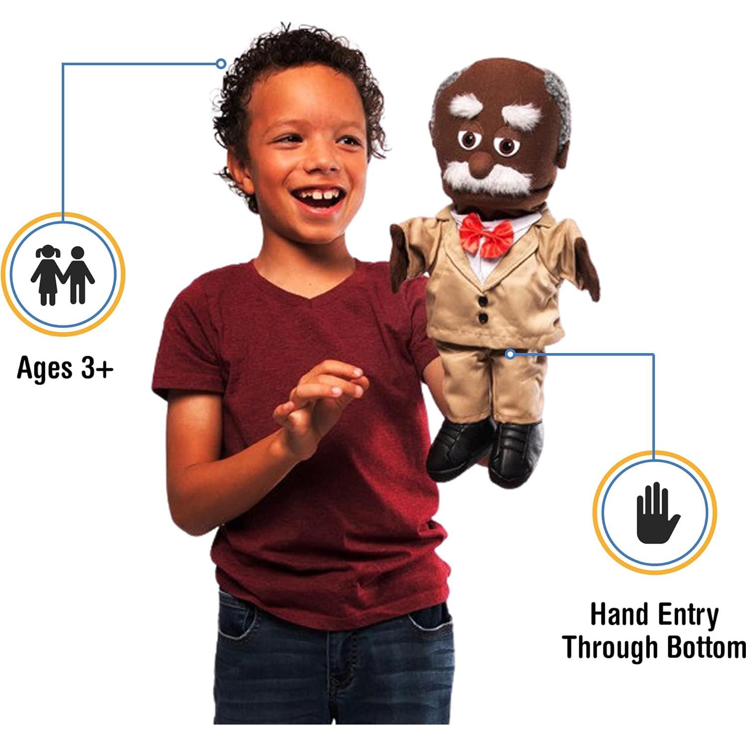 Marioneta de Mano Abuelo Negro Silly Puppets 35.56 cm