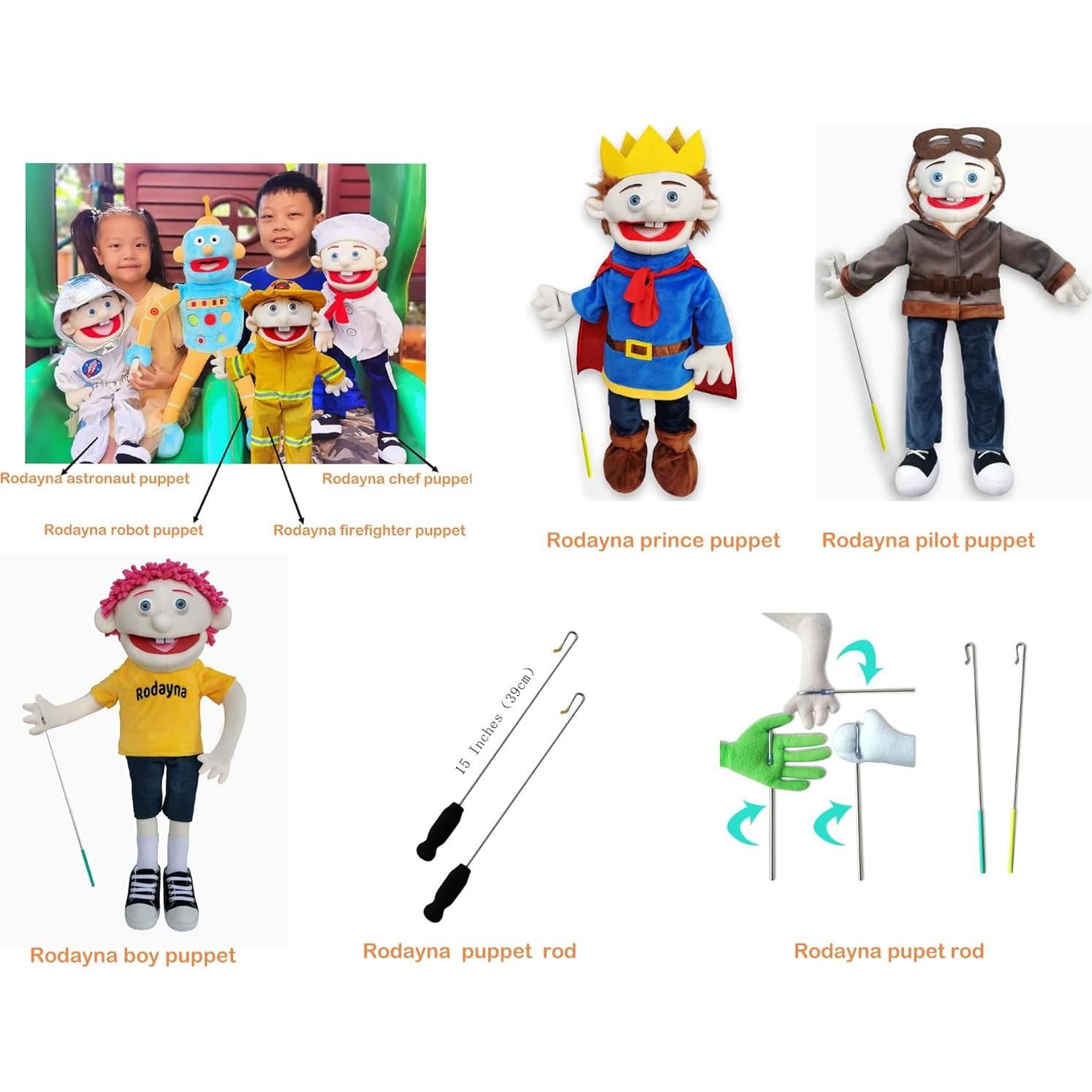 Marioneta de Mano Chef Rodayna 63.5 cm para Niños