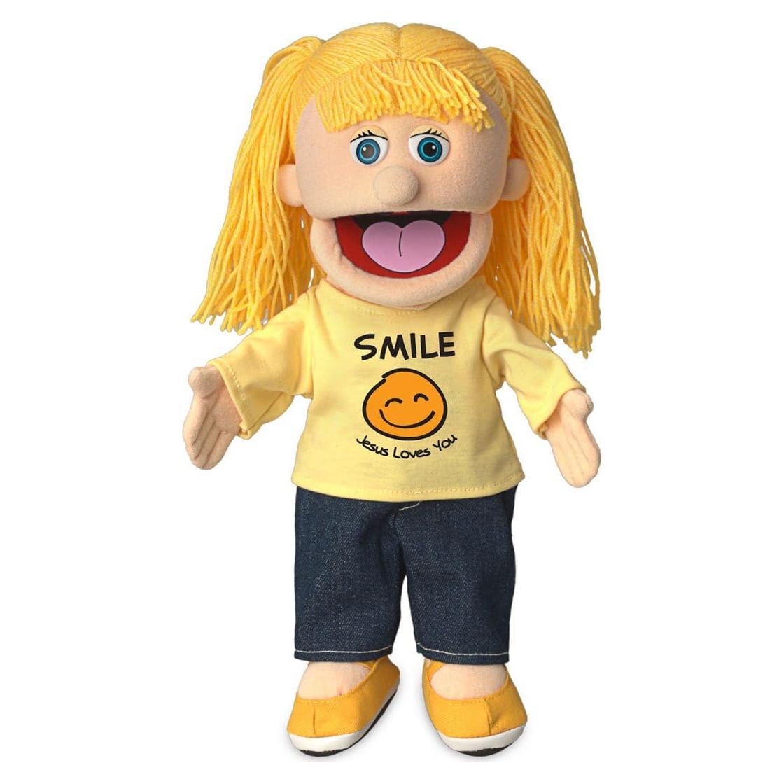 Marioneta de Mano Silly Puppets 35.56 cm Niña Durazno