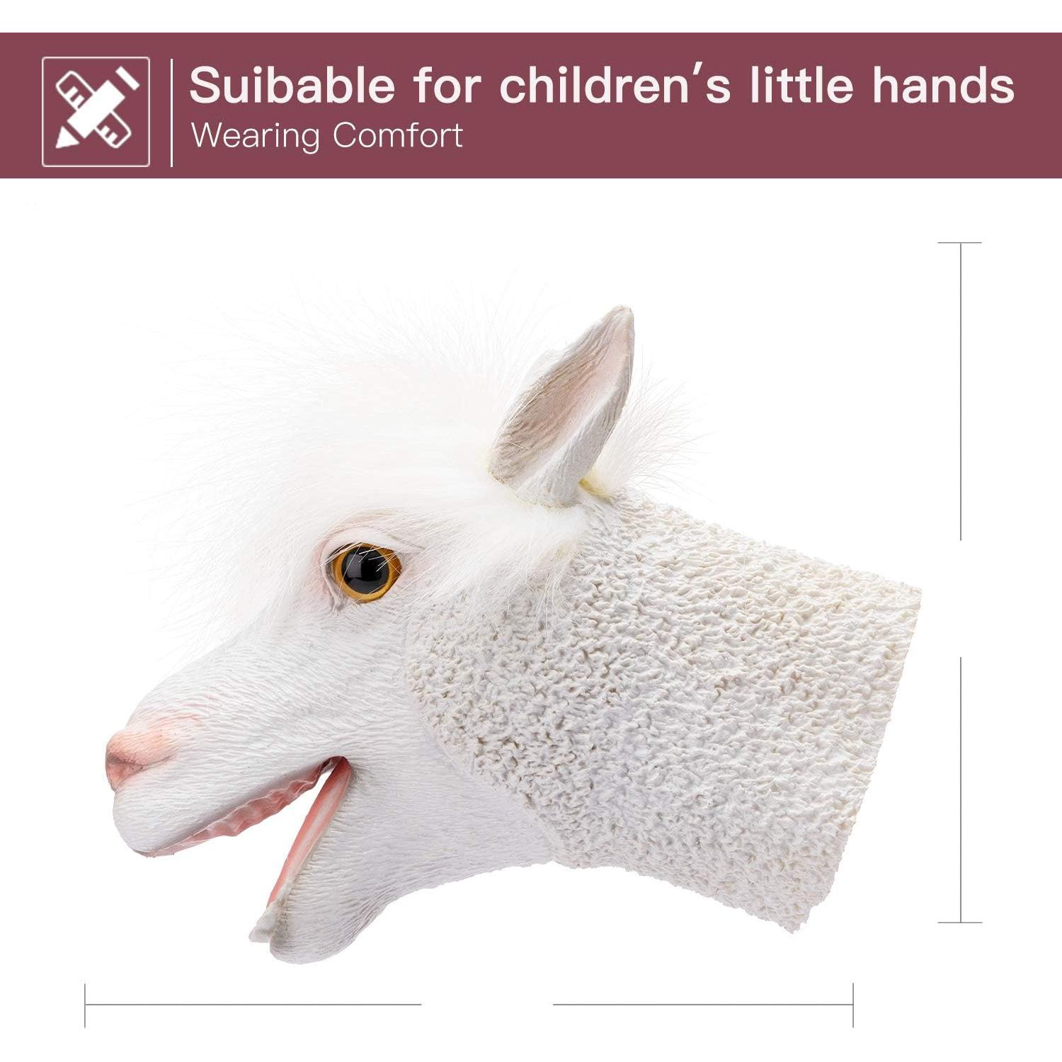 Títere de Alpaca Yolococa Juguete de Látex Realista 141g