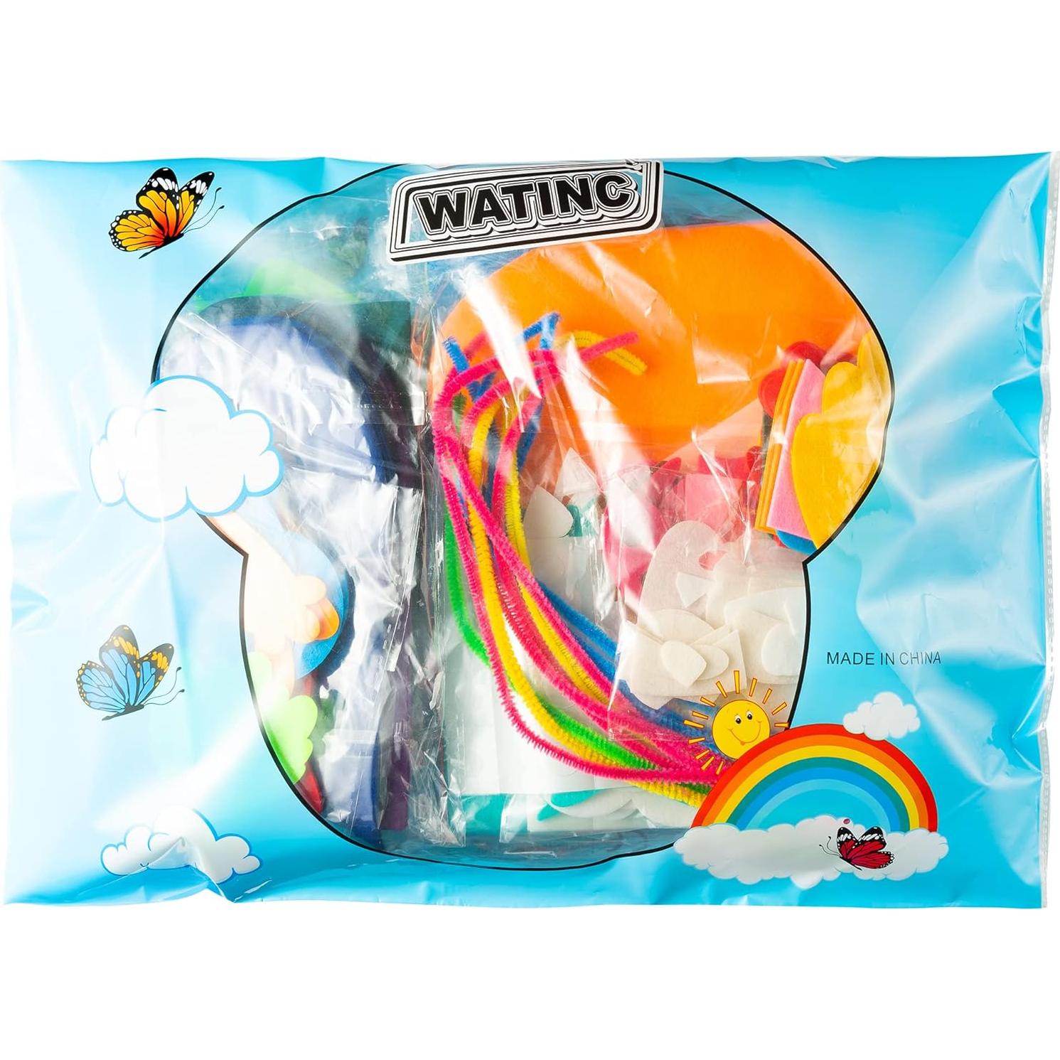 Kit de Títeres de Mano WATINC 18 Piezas Multicolor DIY