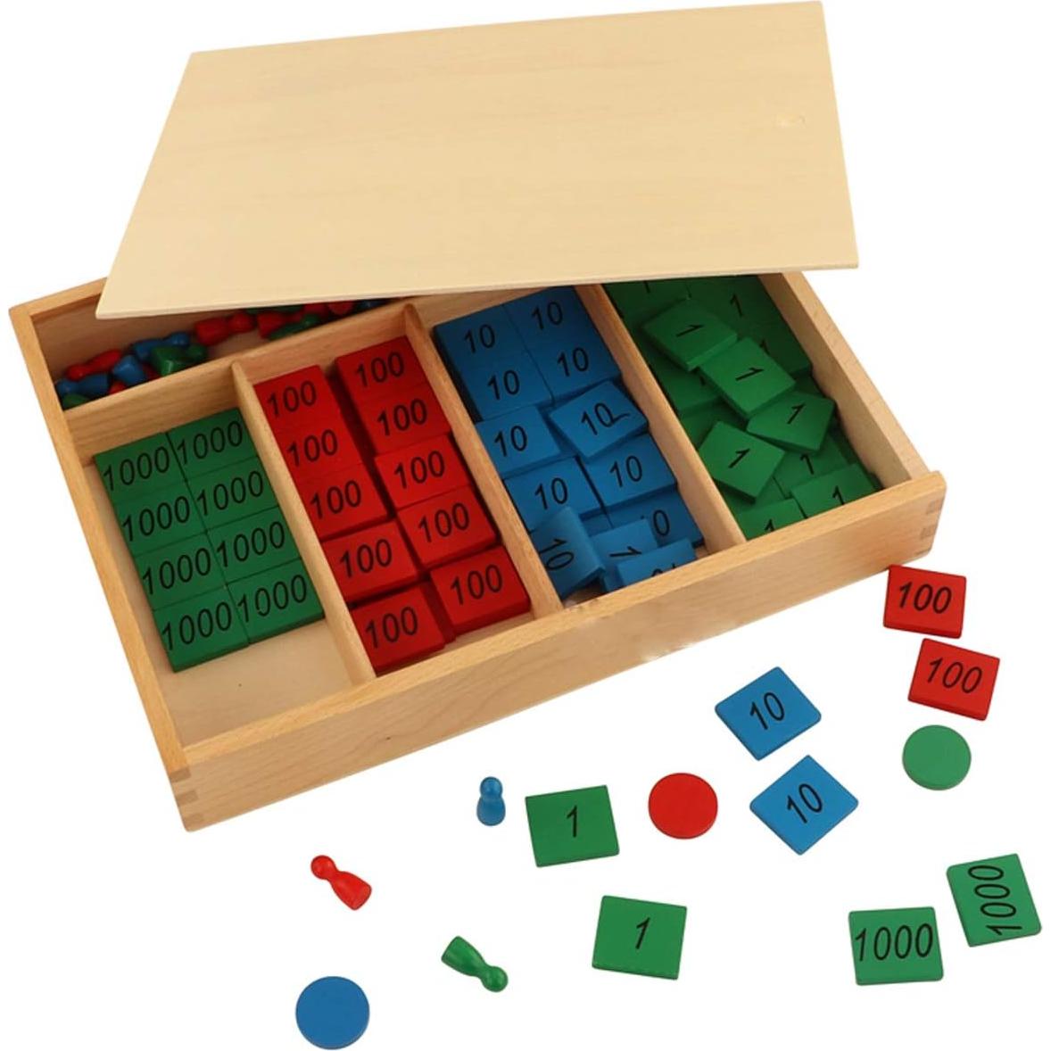 Juego de Sellos Montessori Profesional Yanhan 30.5x22.5 cm