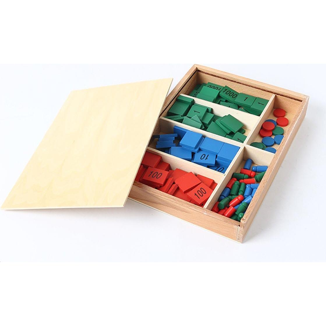 Juego de Sellos Montessori New Sky para Niños - Aprendizaje Matemático