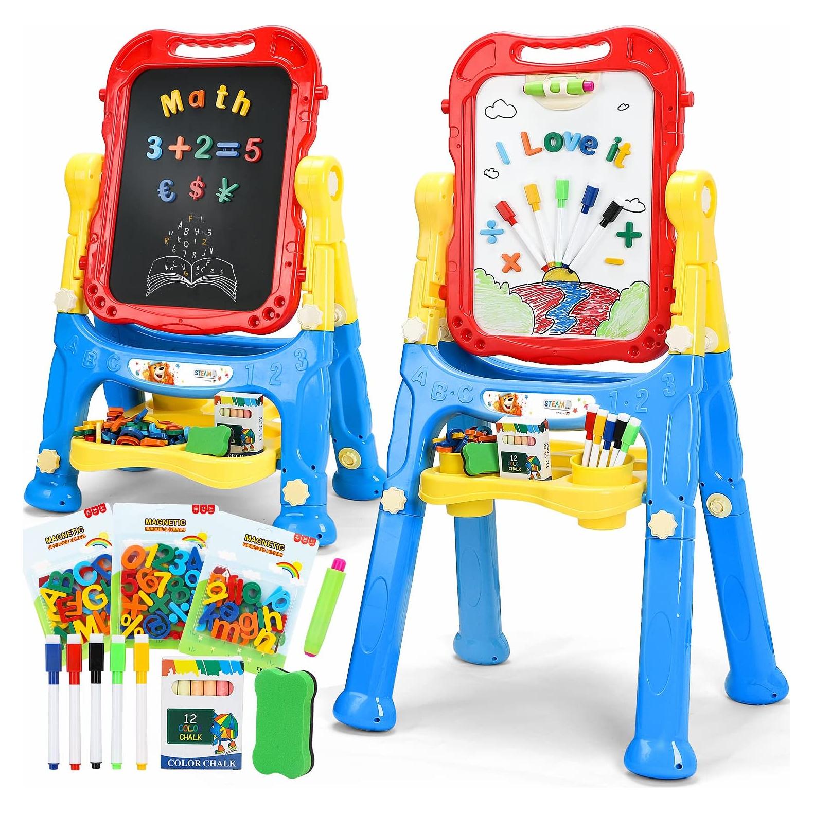 Caballete de Arte STEAM Life para Niños 4 en 1 Ajustable