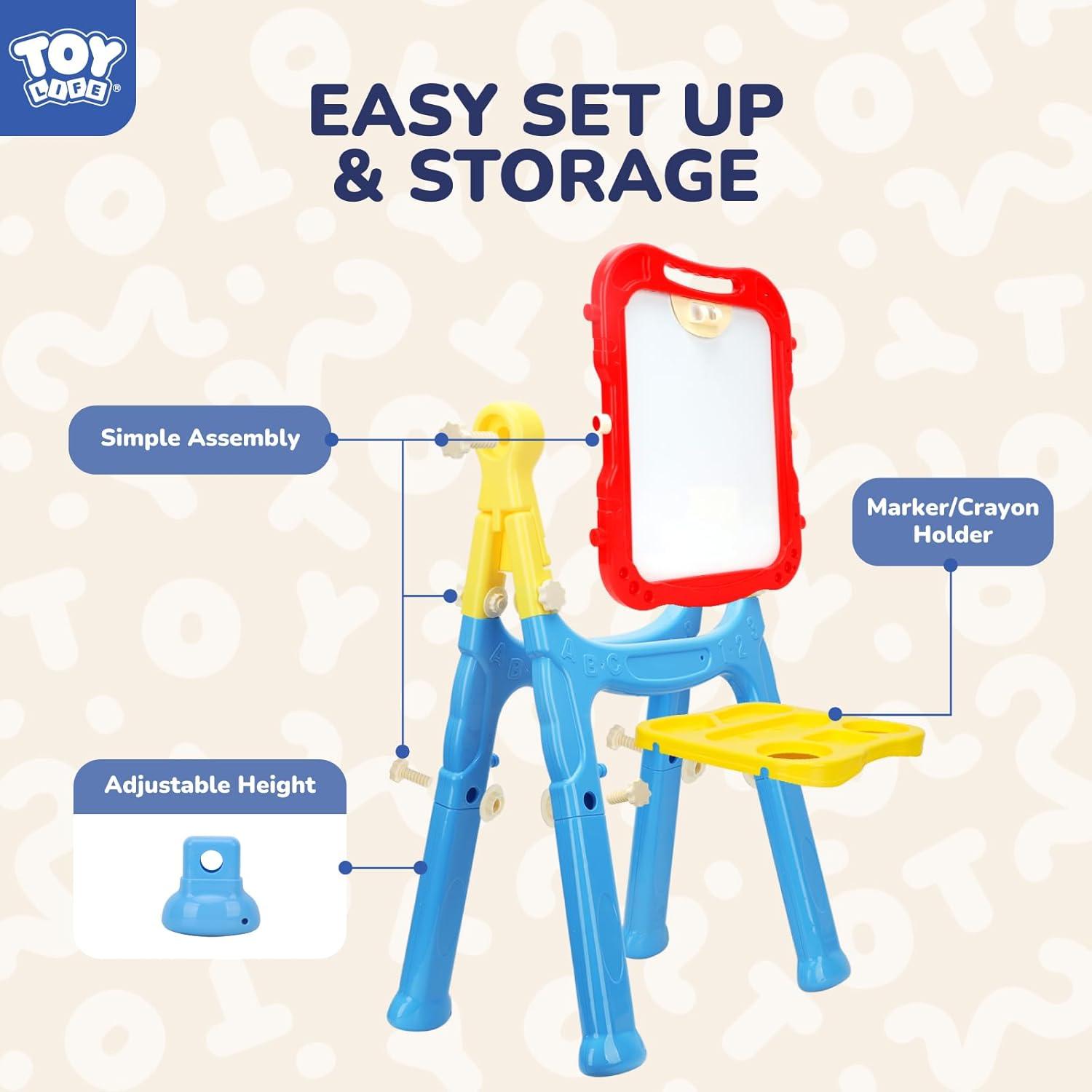 Caballete de Arte STEAM Life para Niños 4 en 1 Ajustable