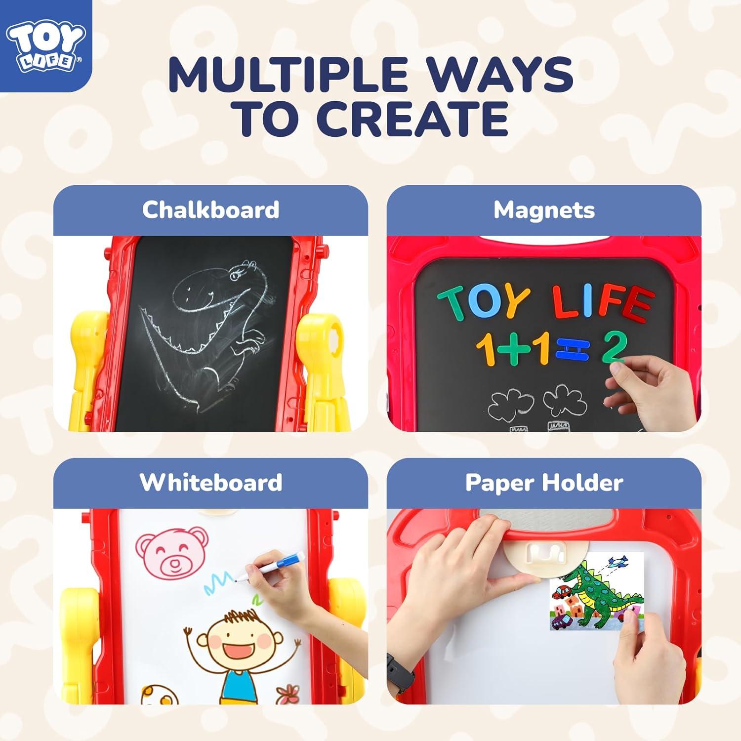 Caballete de Arte STEAM Life para Niños 4 en 1 Ajustable