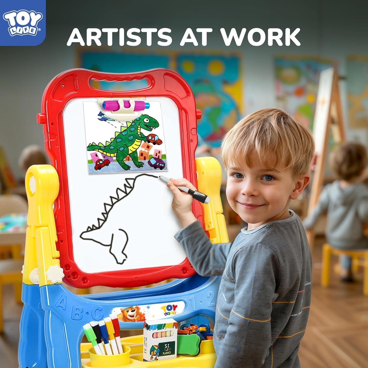 Caballete de Arte STEAM Life para Niños 4 en 1 Ajustable