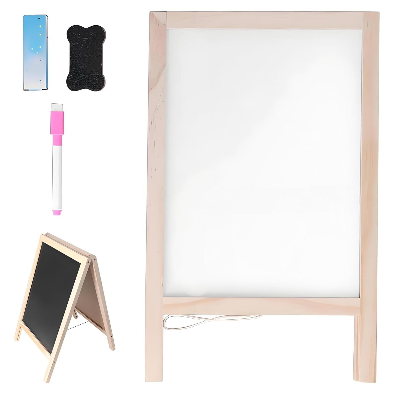 Caballete Infantil JANCAN Doble Cara Plegable 25x40cm Madera