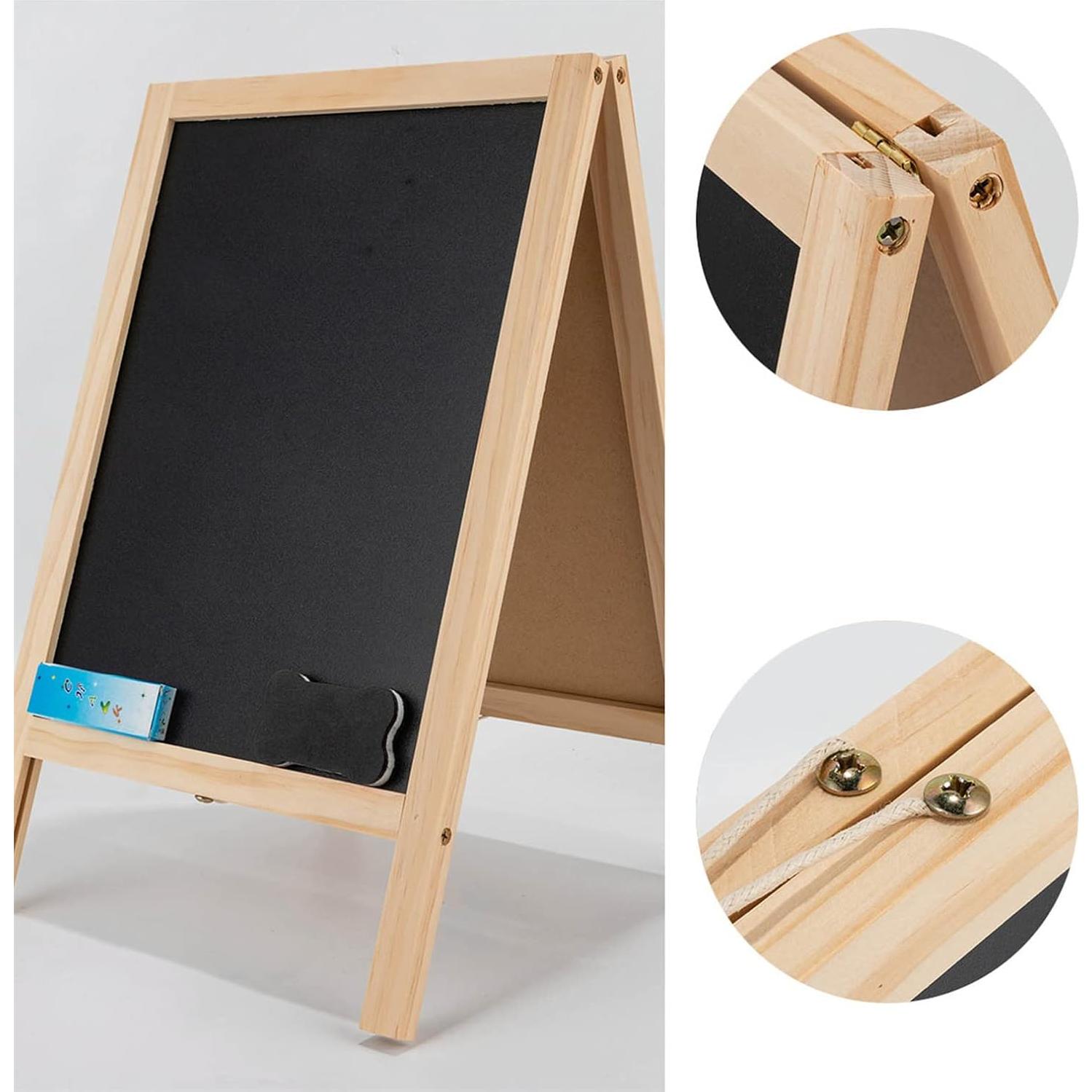 Caballete Infantil JANCAN Doble Cara Plegable 25x40cm Madera