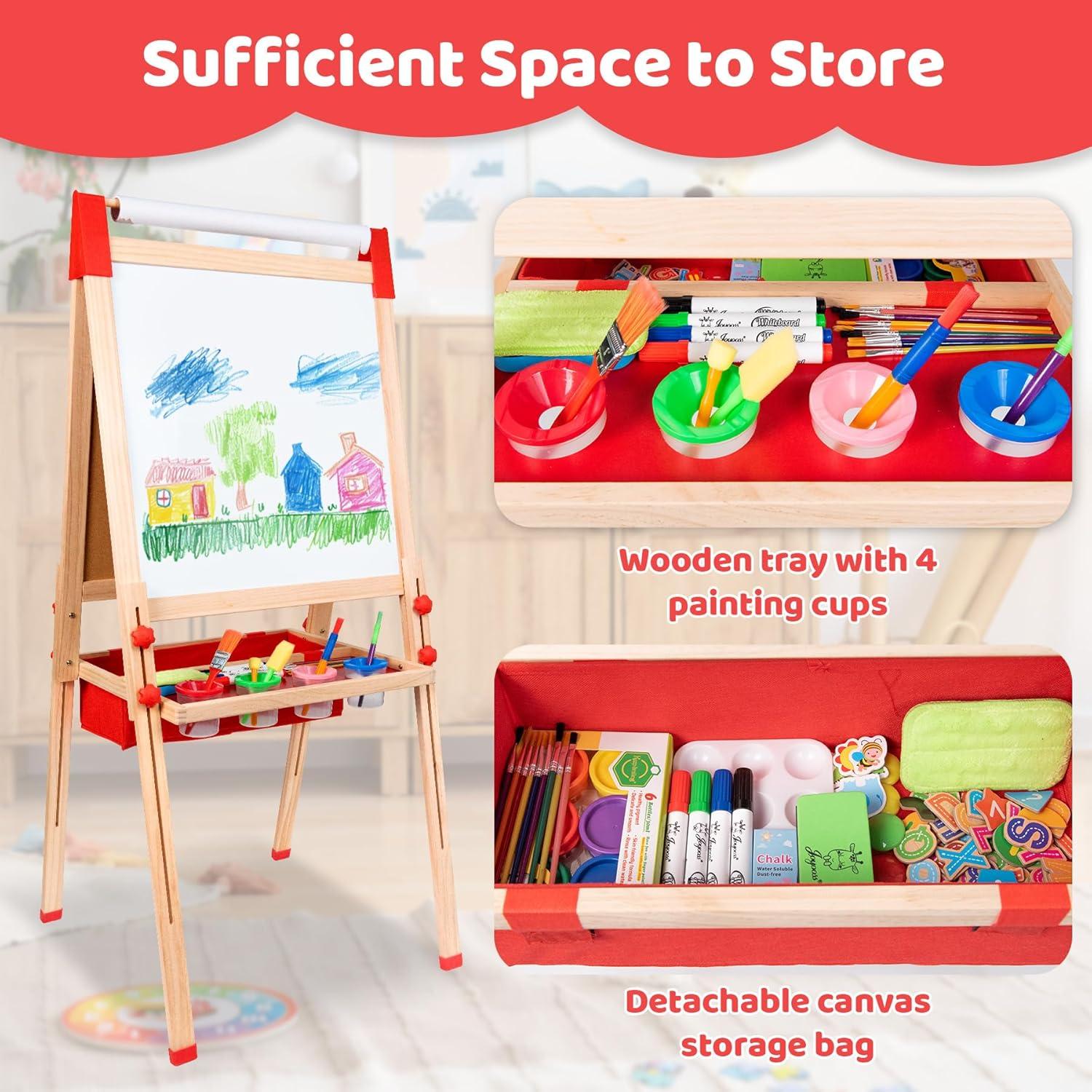 Caballete de Arte Joyooss Ajustable para Niños 3 a 12 Años