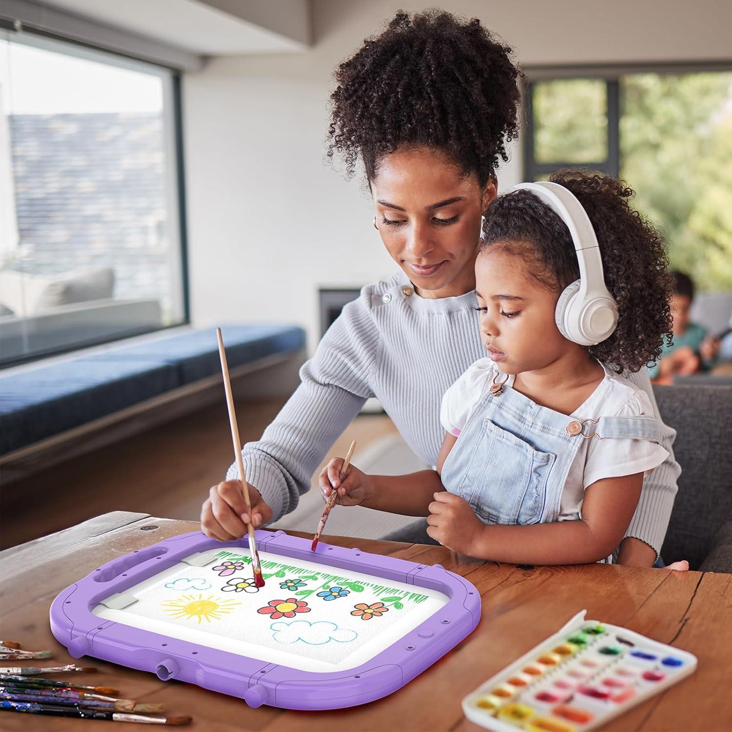 Caballete de Arte Ylovetoys Ajustable Doble Cara para Niños