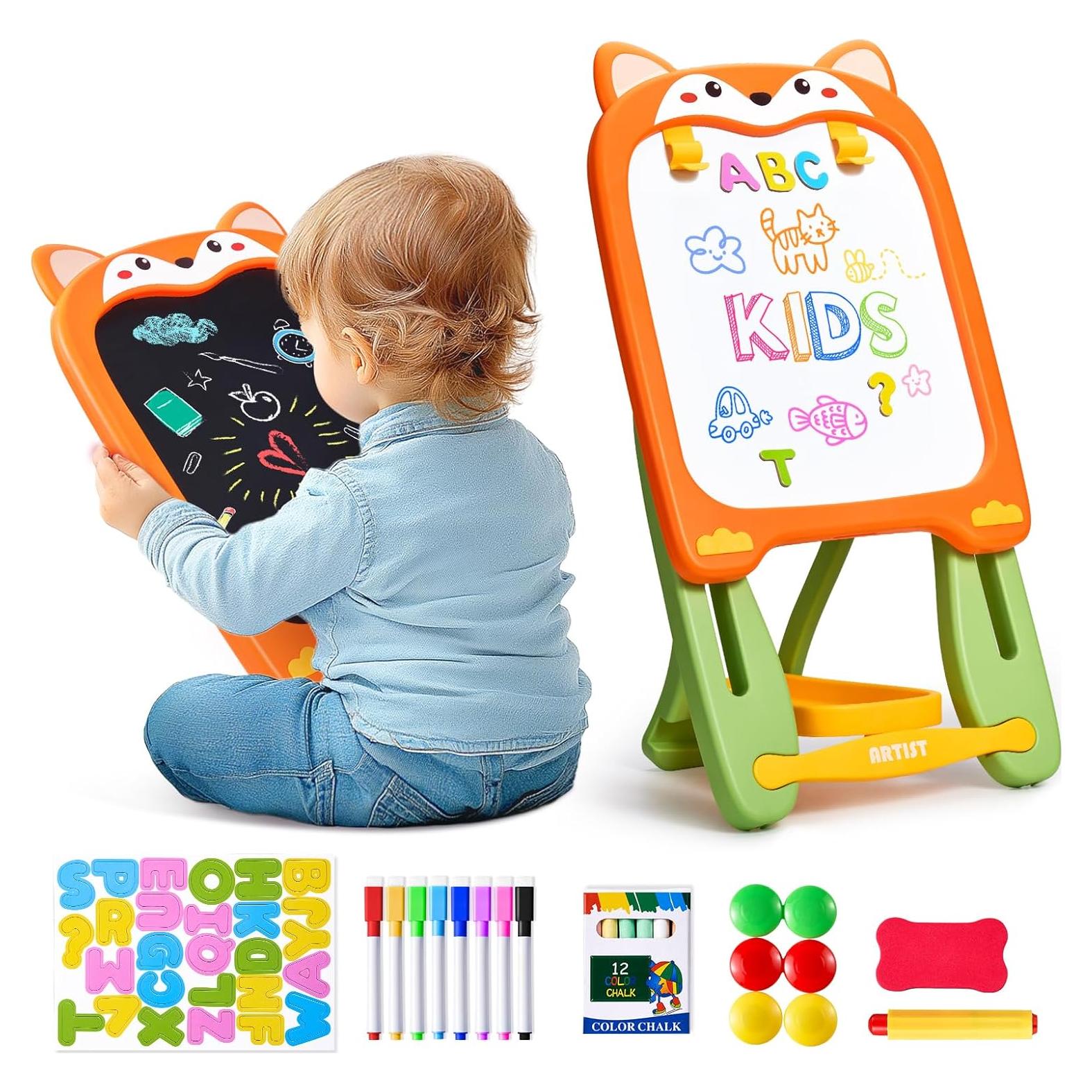 Caballete de Arte Ajustable Joycat KE4 para Niños 3-7 Años