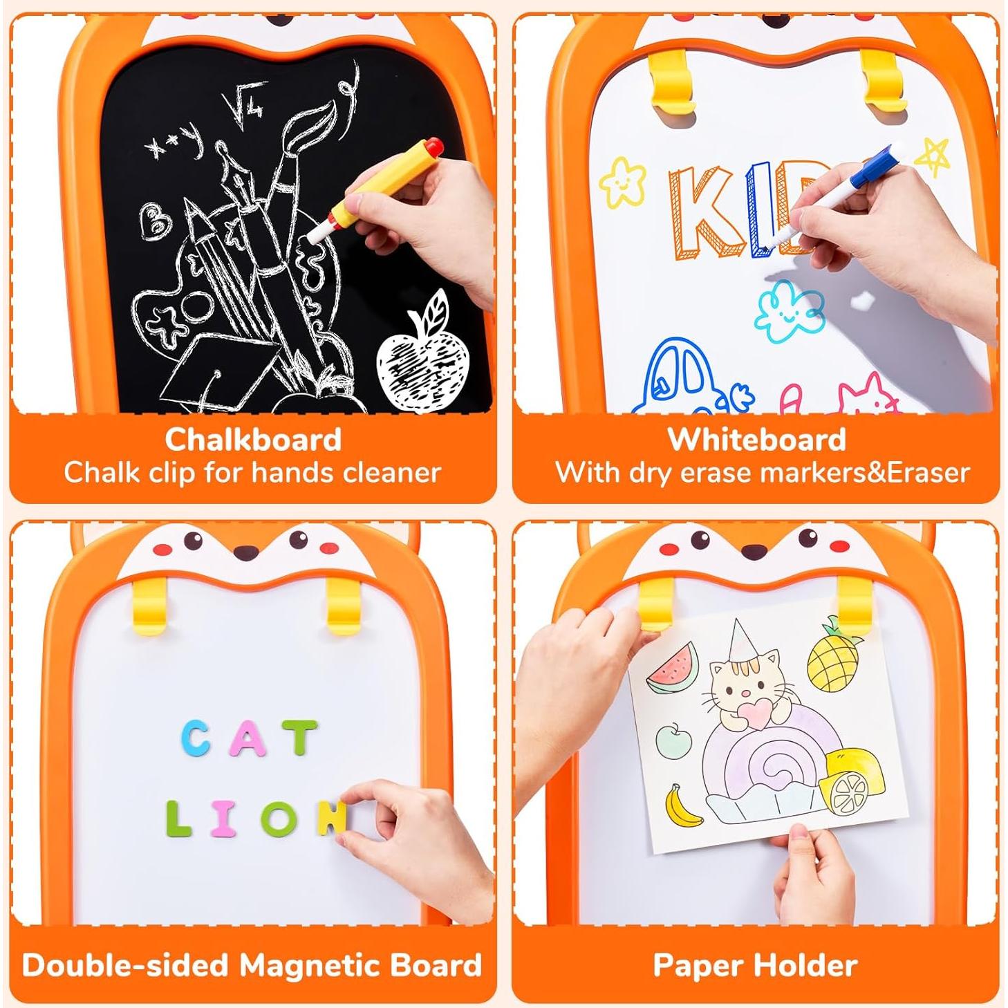 Caballete de Arte Ajustable Joycat KE4 para Niños 3-7 Años
