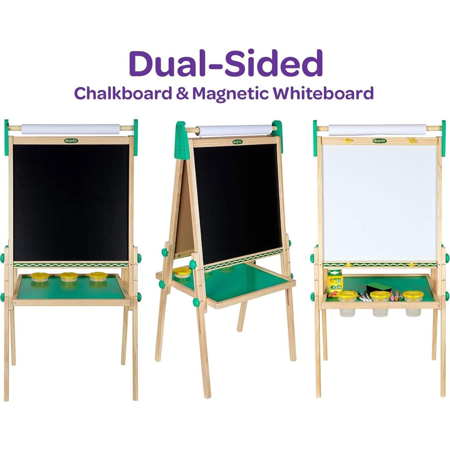 Caballete de Madera Crayola 2 en 1 para Niños 3 a 5 Años