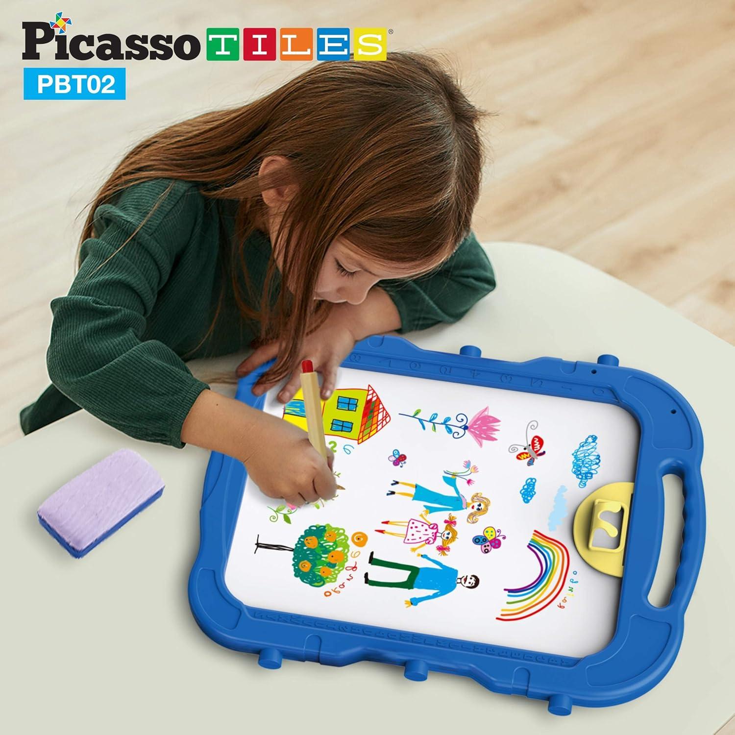 Tablero Magnético Doble Cara PicassoTiles 30x25 cm 2-en-1