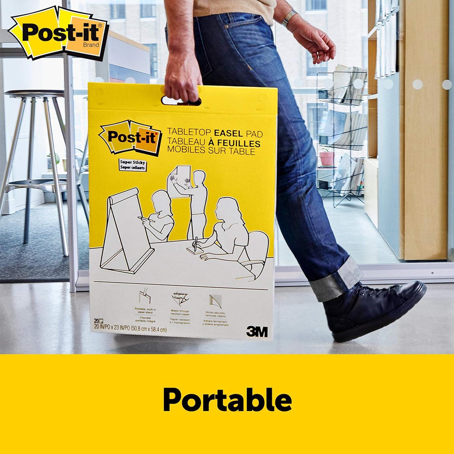 Post-it Super Sticky Easel Pad 50.8x58.4 cm 2 Unidades