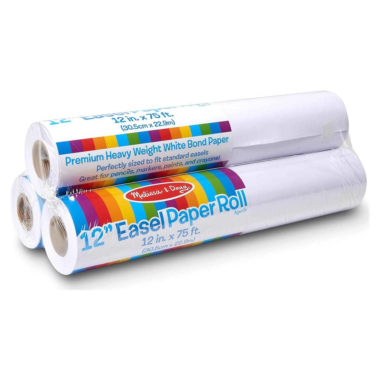 Rollos de Papel Melissa & Doug 30.48 cm x 22.86 m - Paquete de 3