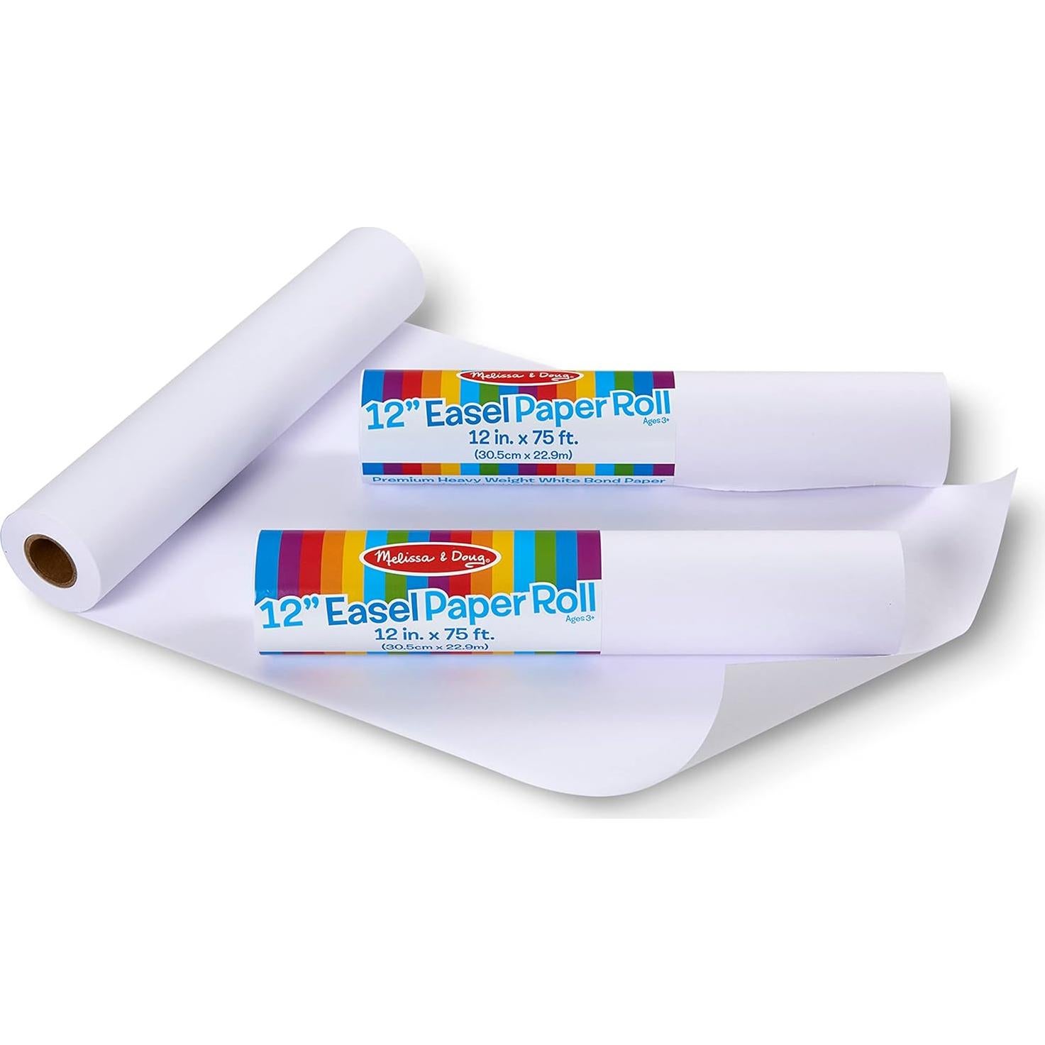 Rollos de Papel Melissa & Doug 30.48 cm x 22.86 m - Paquete de 3