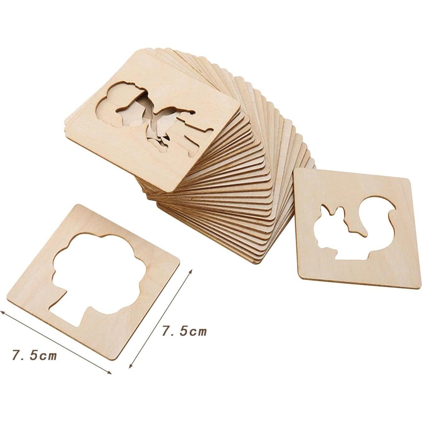 Plantillas de Dibujo Educativas Montessori Colaxi 55 Piezas