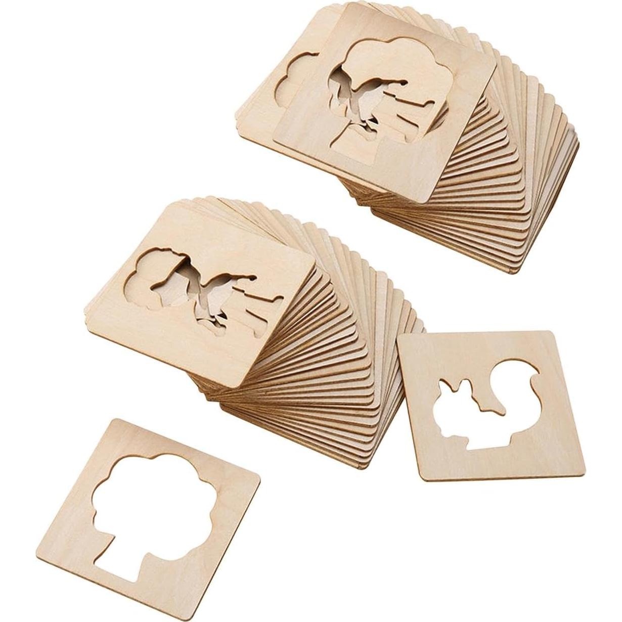 Plantillas de Dibujo Educativas Montessori Colaxi 55 Piezas