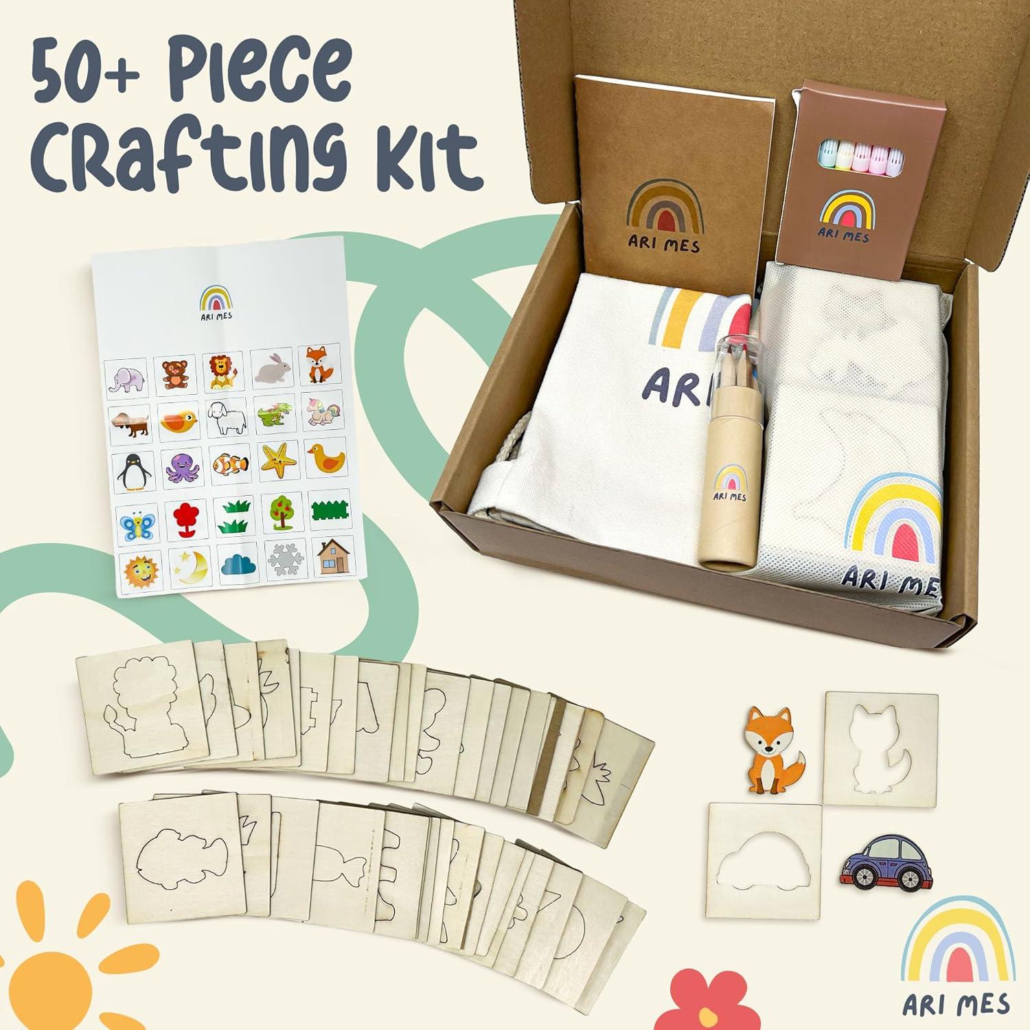 Kit de Plantillas de Dibujo ARI MES - 50 Piezas para Niños 4-8 Años