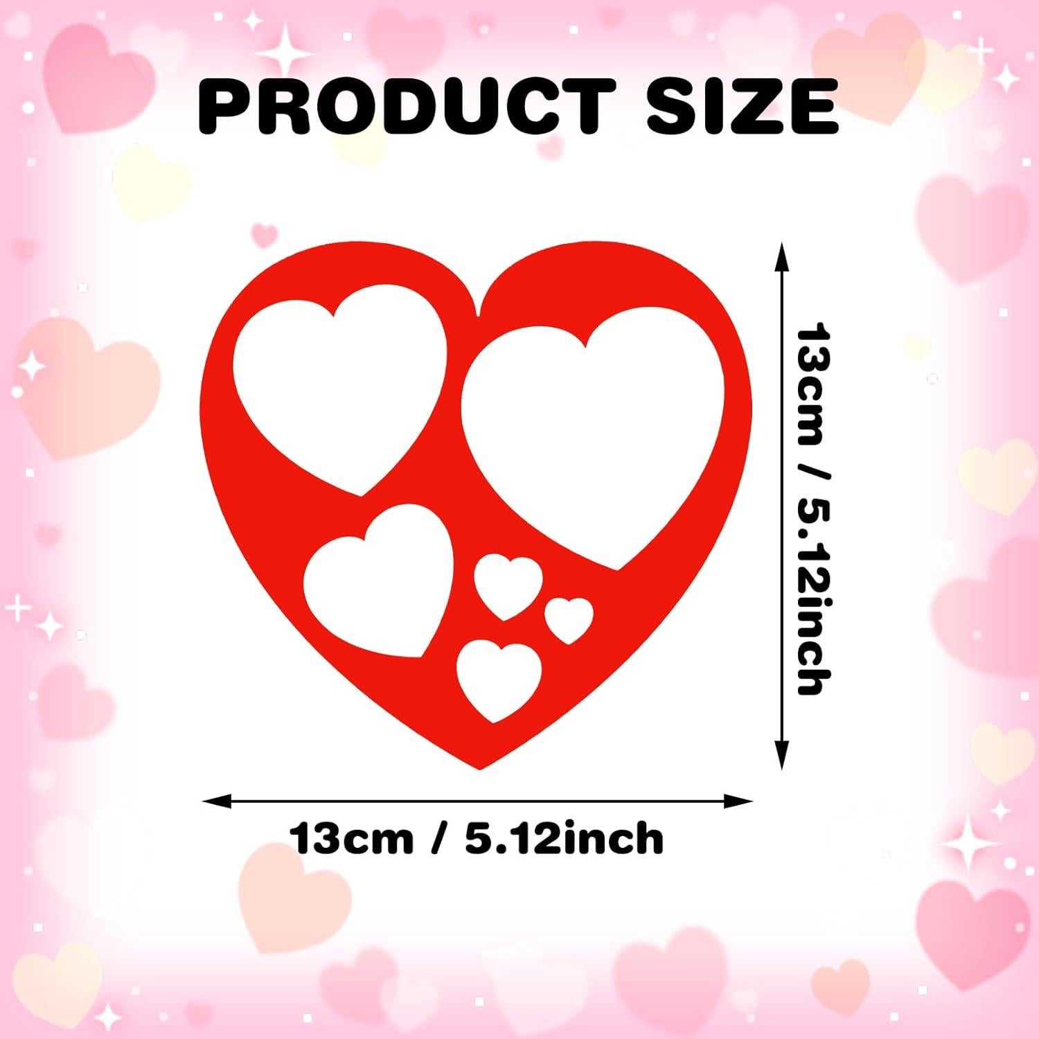 Set de 12 Plantillas Geométricas Reutilizables Larrel 13x13 cm