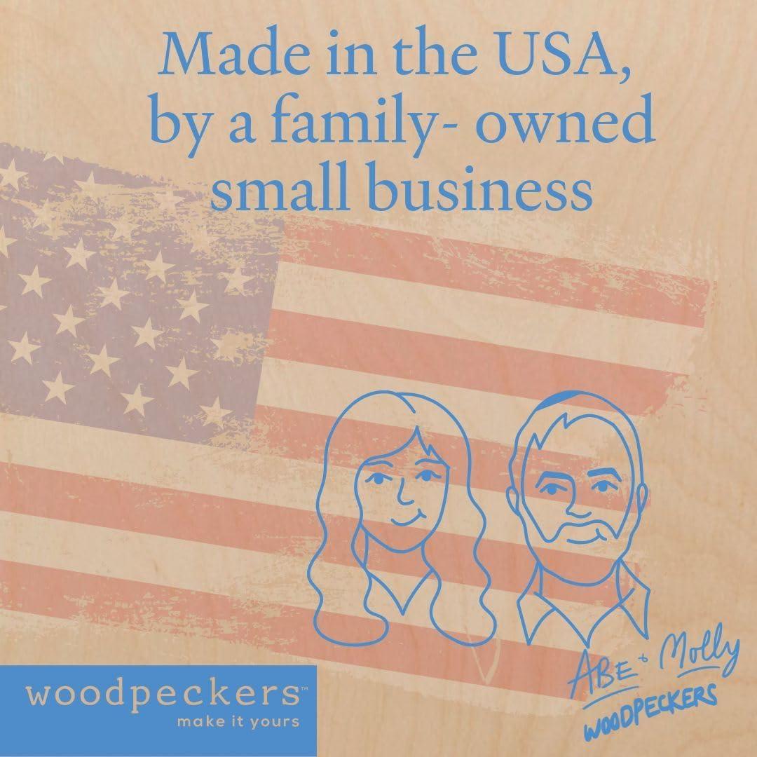 Plantillas de Geometría Reutilizables Woodpeckers 10 Formas 11.94x10.16cm