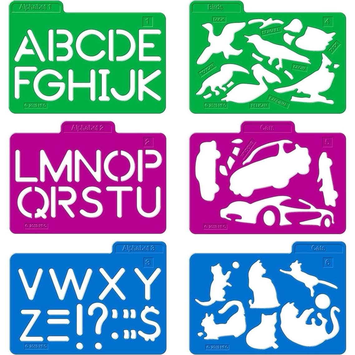 Conjunto de 24 Plantillas de Plástico Recursos Creados por Maestros