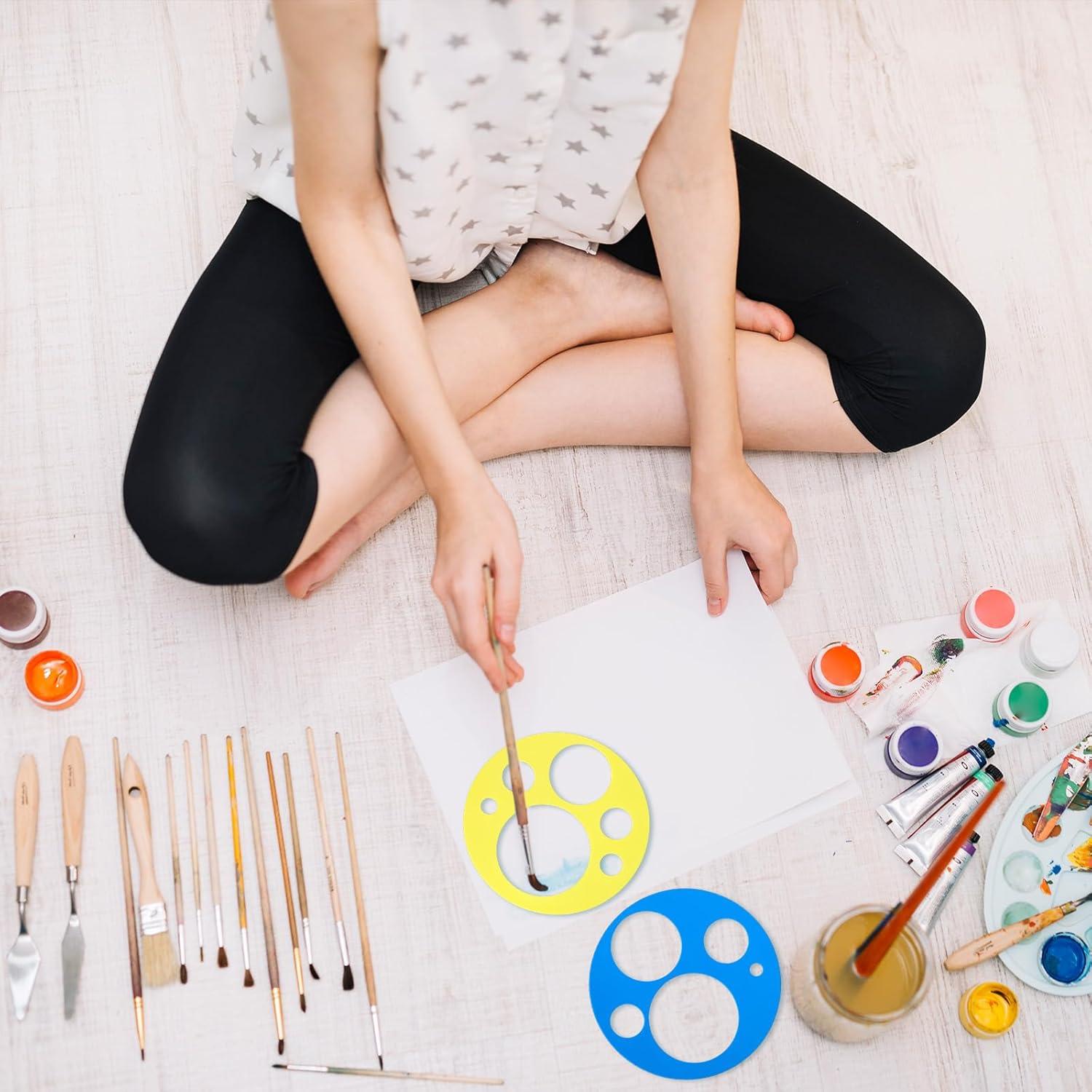 16 Plantillas Geométricas para Niños LXUEJIE 15x15 cm