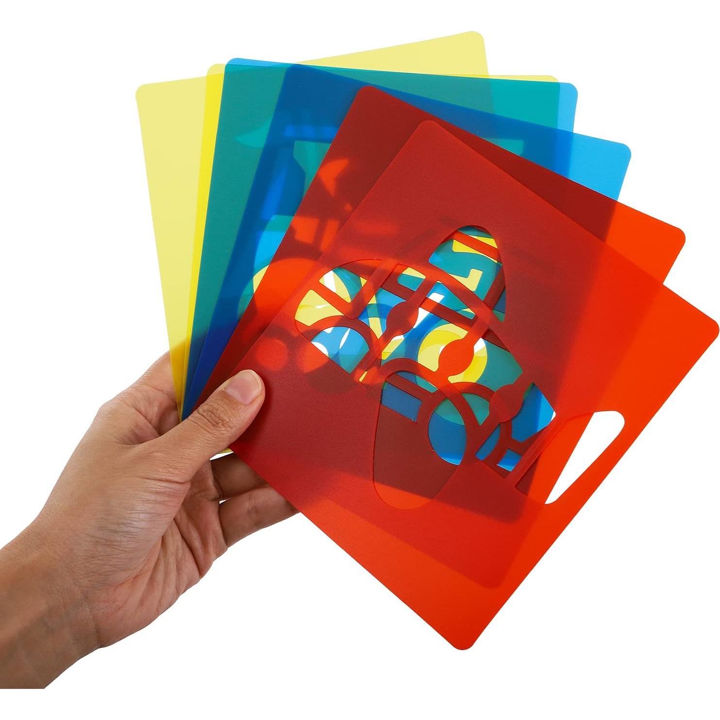 Plantillas de Dibujo Peohud 36 Piezas para Niños 14.2x15.2 cm