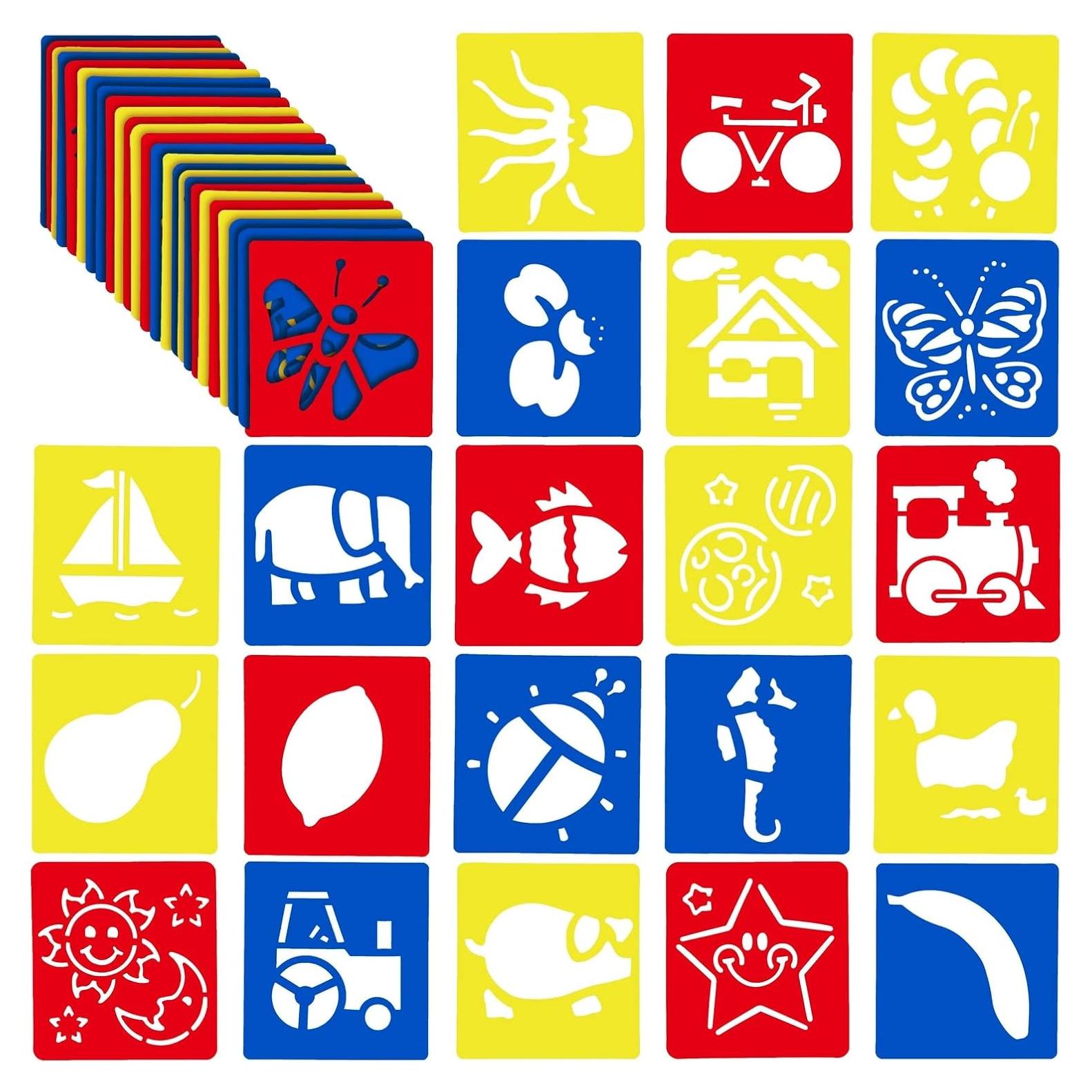 Juvale 54 Plantillas de Dibujo para Manualidades Infantiles